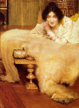 Un romántico Listner Sir Lawrence Alma Tadema Pinturas al óleo